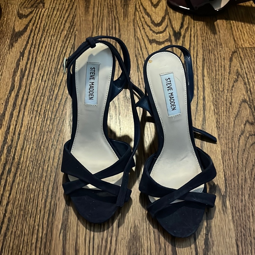 Navy suede Steve Madden shoes